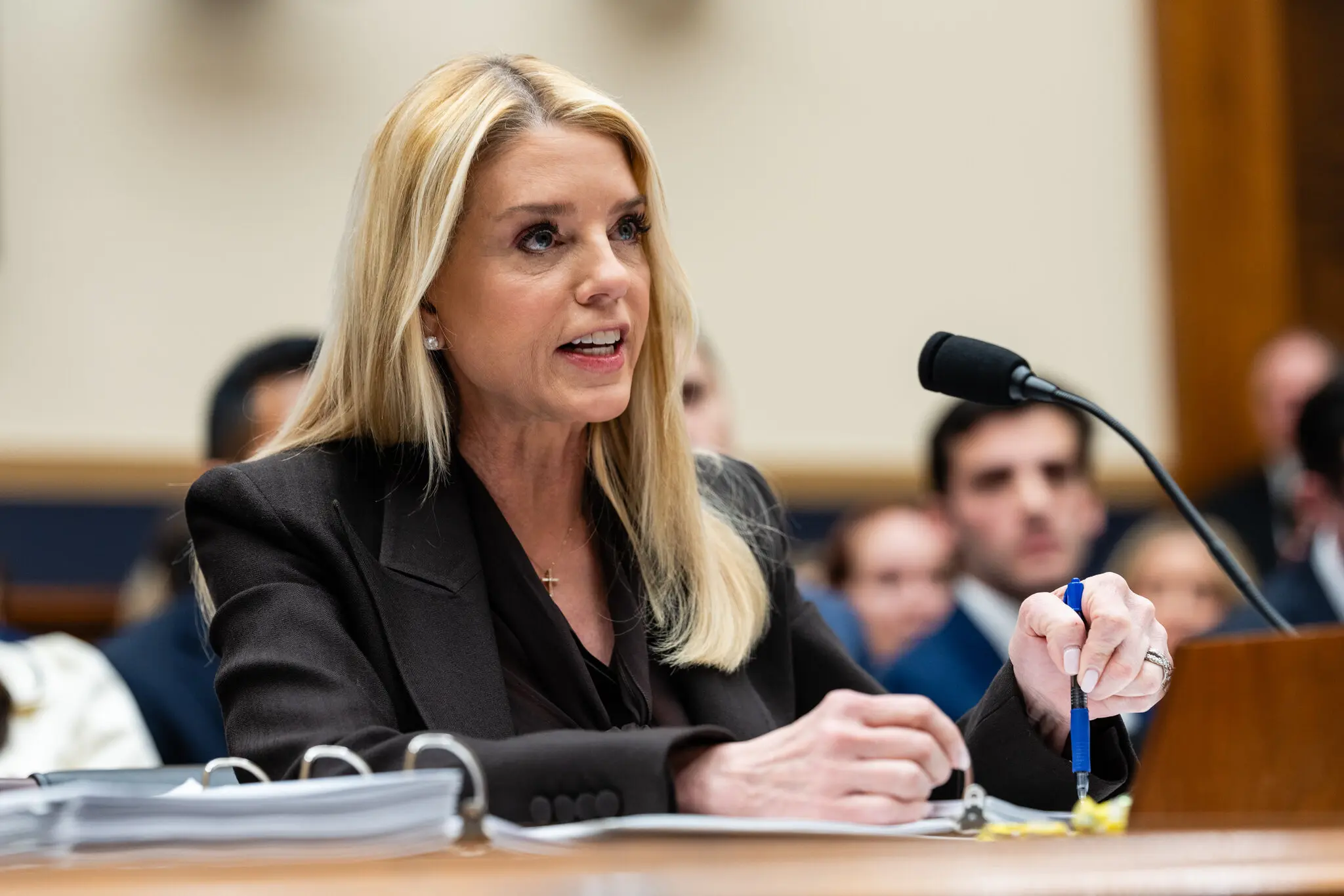 Bondi Is Subpoenaed to Testify About Handling of Epstein Case