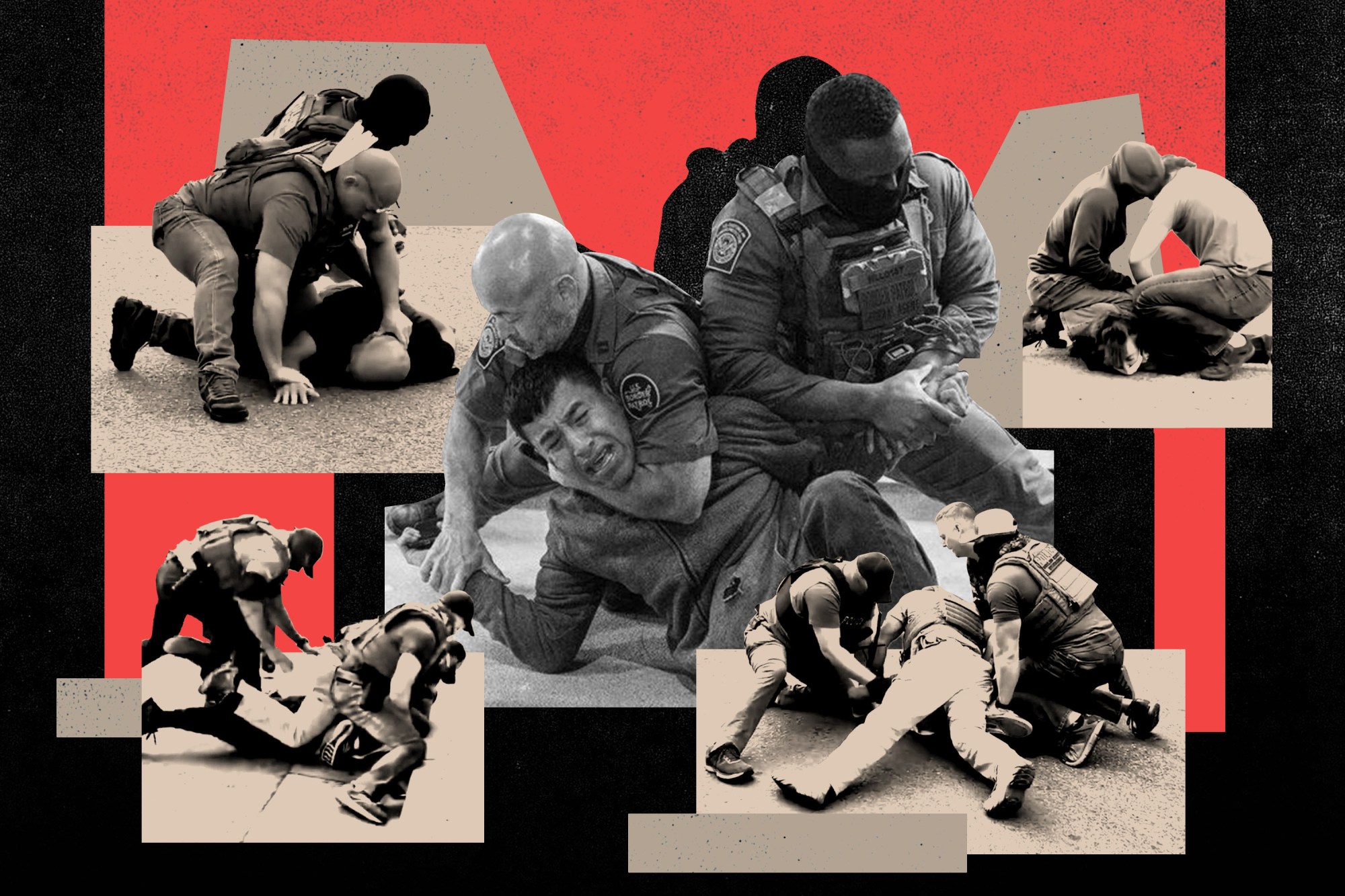 We Found More Than 40 Cases of Immigration Agents Using Banned Chokeholds and Other Moves That Can Cut Off Breathing