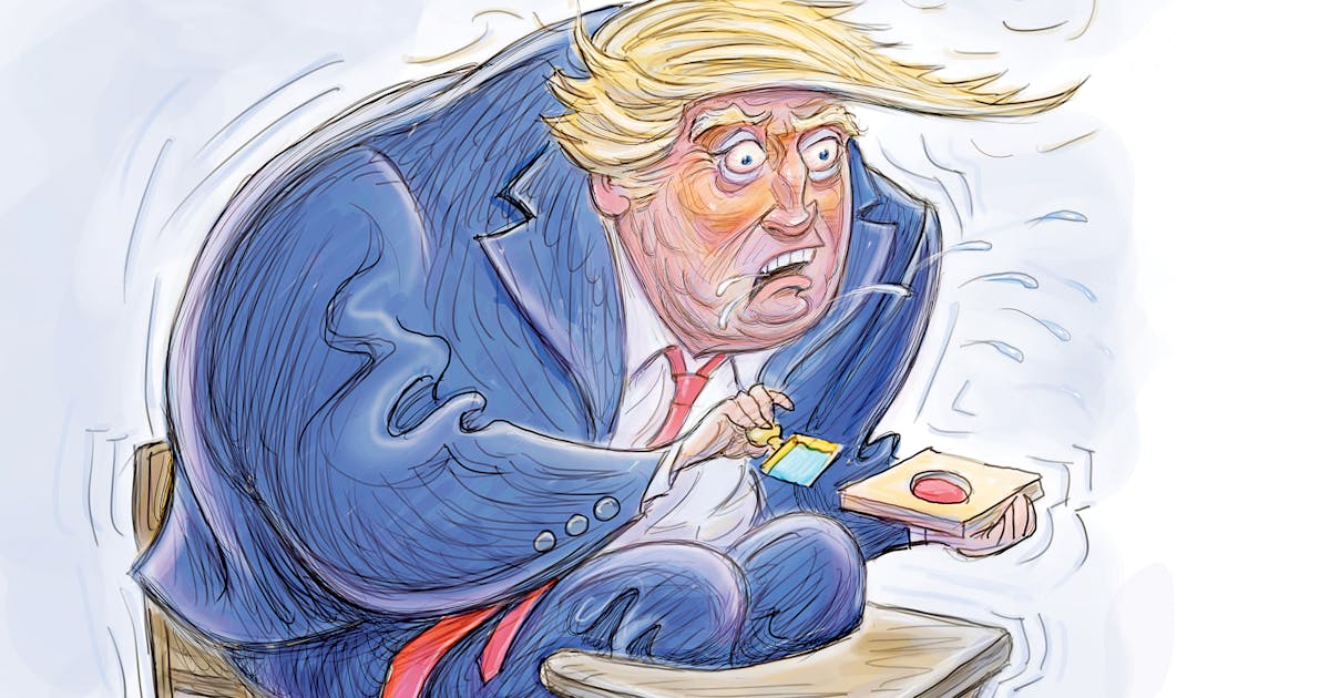 Trump Is Finally Cracking Up for Real