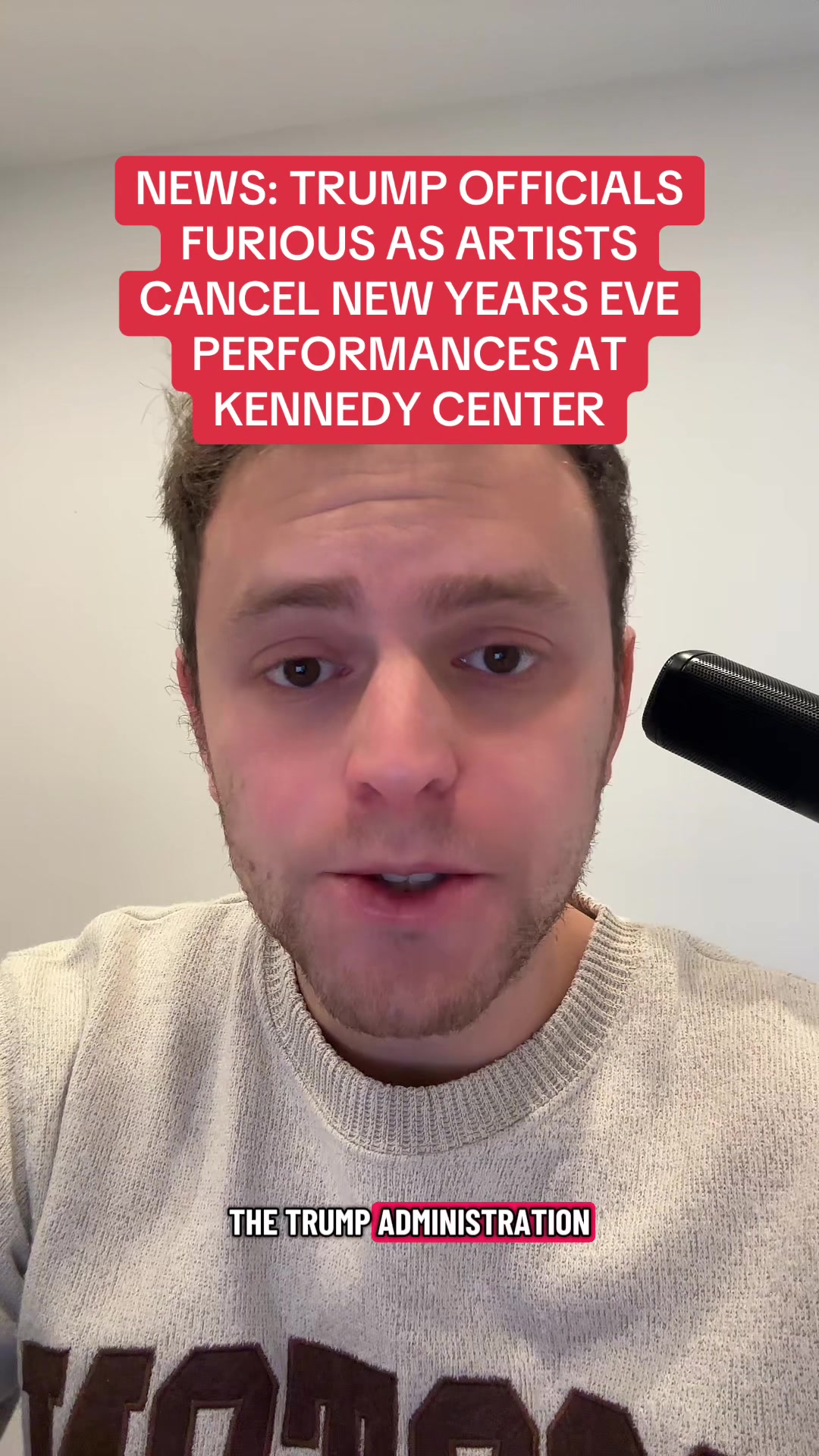 News: Trump Officials Furious as Artists Cancel New Years Eve Performances at Kennedy Center