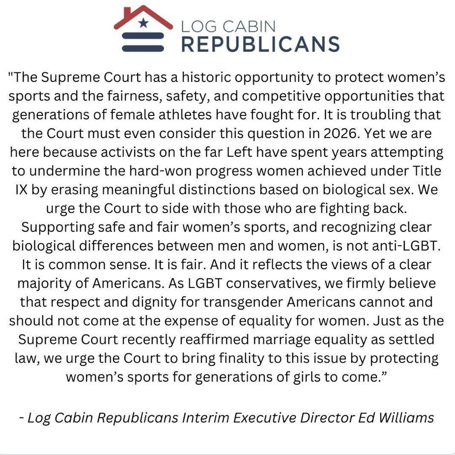 As LGBT conservatives, we firmly believe that respect and dignity for transgender Americans cannot and should not come at the expense of equality for women.