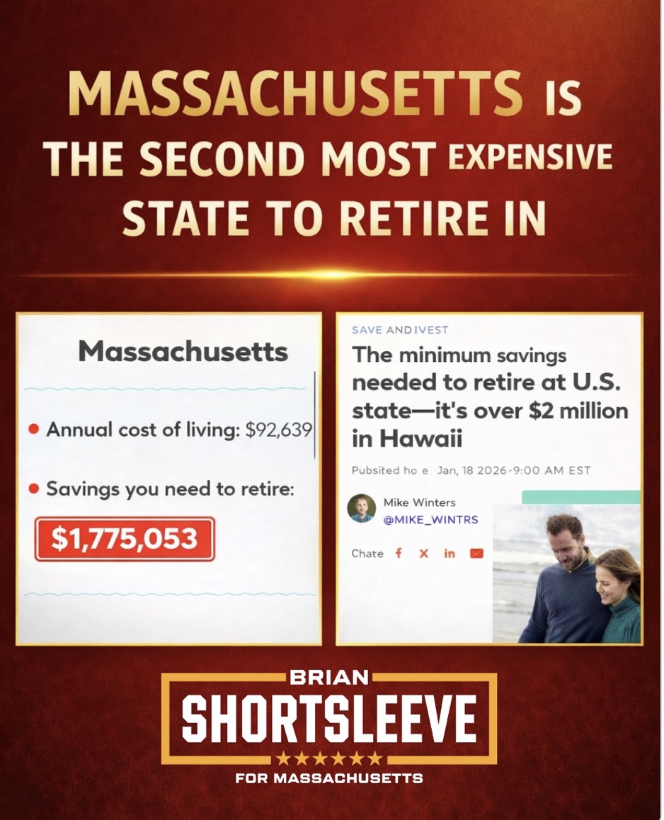 According to GOBankingRates, it takes $1.7 million dollars to retire in #Massachusetts. 