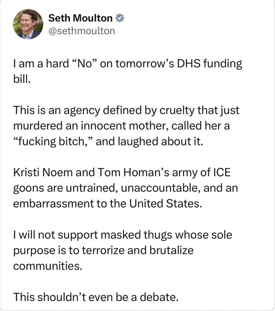 I am a hard “No” on tomorrow’s @dhsgov funding bill.
