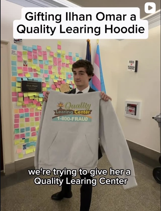 Hopefully this helps her lear that fraud is bad