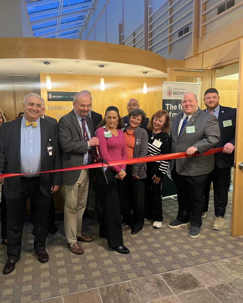Yesterday afternoon, I was in Foxborough for the ribbon cutting of the new Brown University Health Cancer Institute.