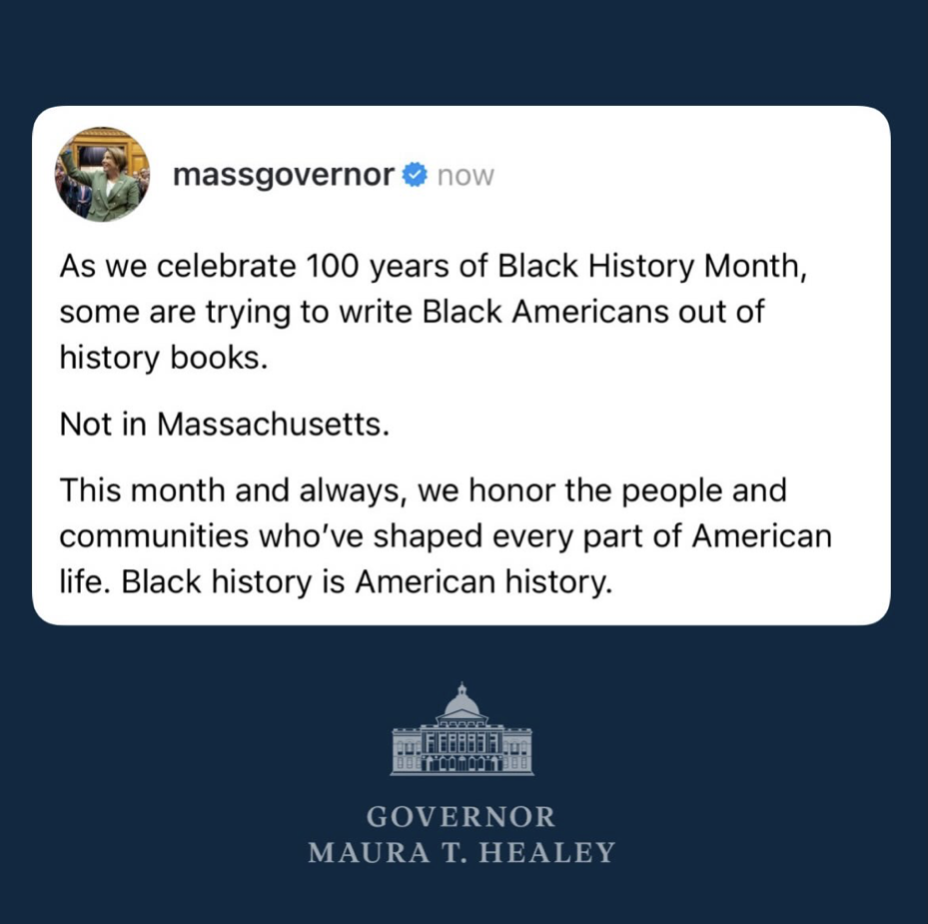 As we celebrate 100 years of Black History Month, some are trying to write Black Americans out of history books. Not in Massachusetts.