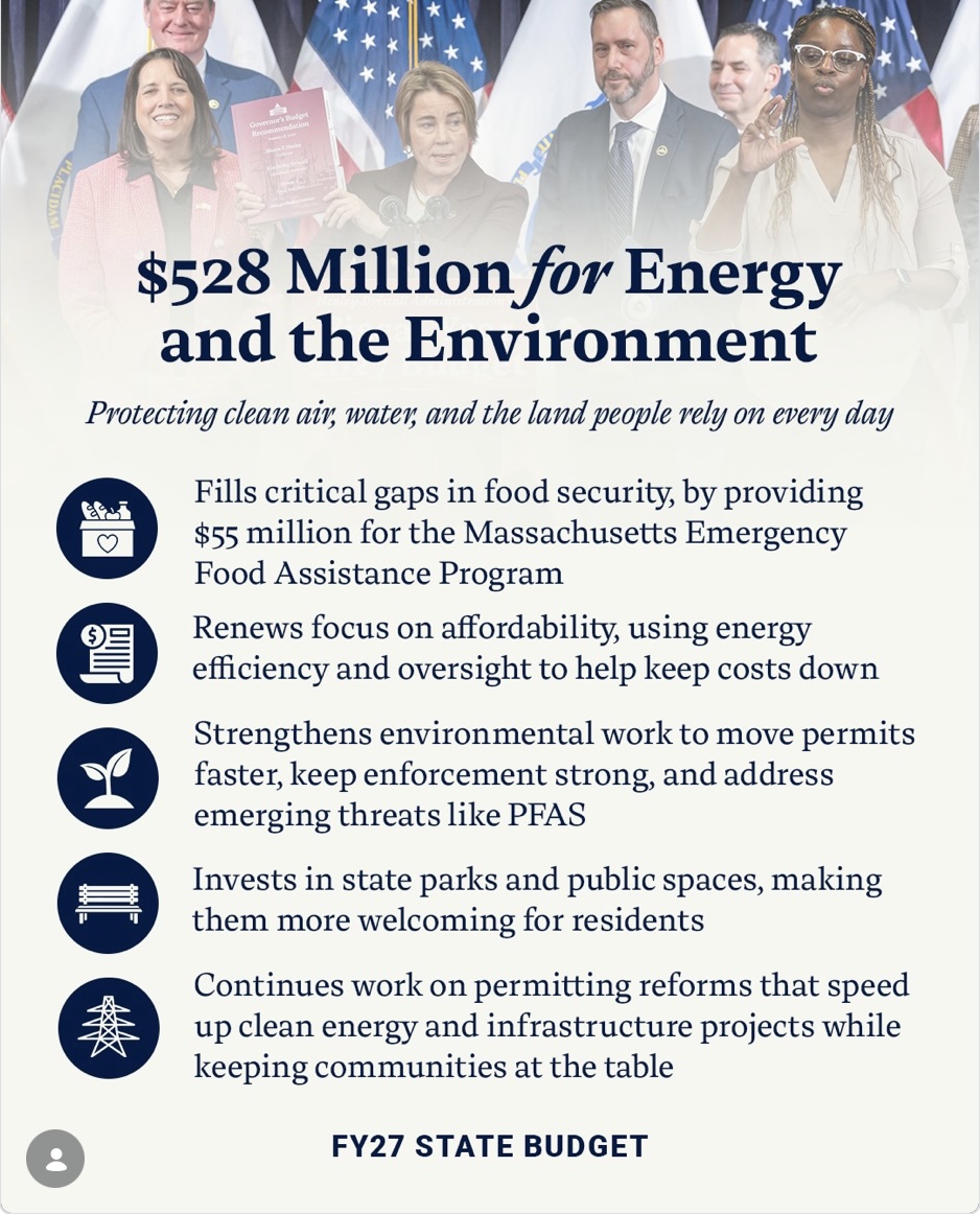 From feeding families to lowering energy costs, @MassGovernor’s state budget invests big to deliver real benefits across Massachusetts.