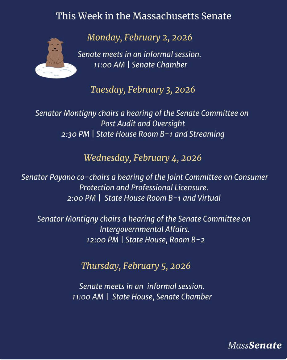 This week in the Massachusetts Senate.