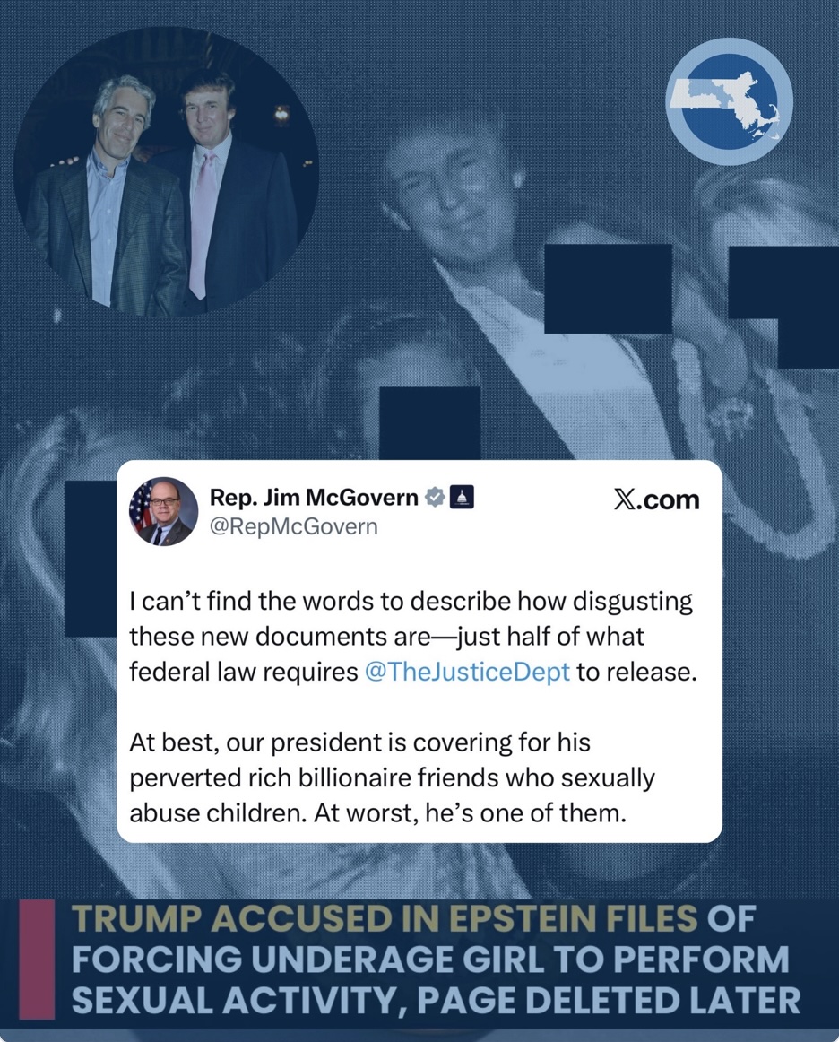 Trump is either protecting his billionaire pedophile friends, or he’s one of them.