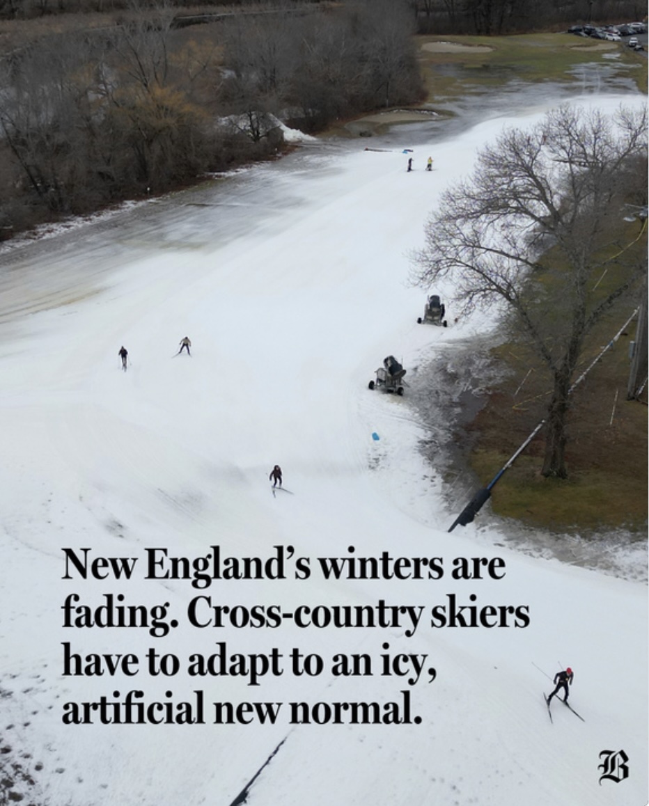 The recent storm brought the most snow in four years but doesn’t change the big-picture trend: the number of days with snow on the ground is sharply declining in New England. 