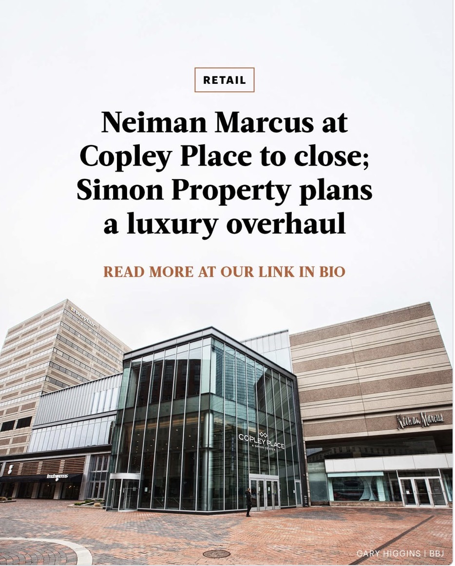 Simon Property Group Inc., the operator of Copley Place in Back Bay, is planning a major redevelopment of the mall’s multilevel Neiman Marcus store on Dartmouth Street.