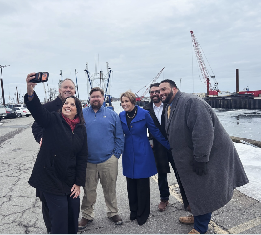 Excited to see the progress at Leonard’s Wharf in New Bedford.