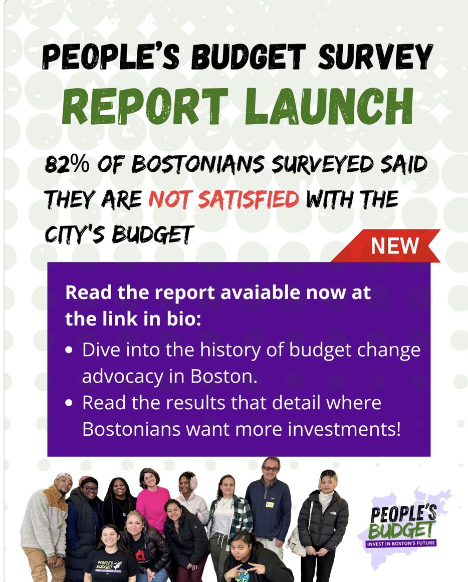 Heyy Boston! Are you also part of the people dissatisfied with our city’s budget priorities?