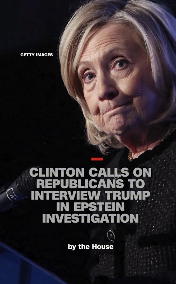 Hillary Clinton is testifying behind closed doors in a congressional investigation into convicted sex offender Jeffrey Epstein.