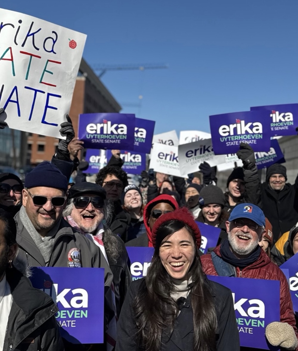 Thank you to everyone who came out to our press conference to announce my run for State Senate this morning!!! 