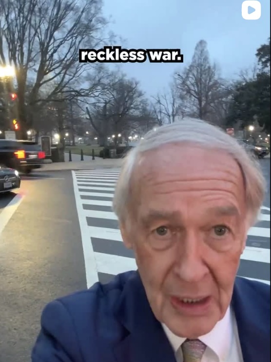 I just voted to end the illegal war with Iran.