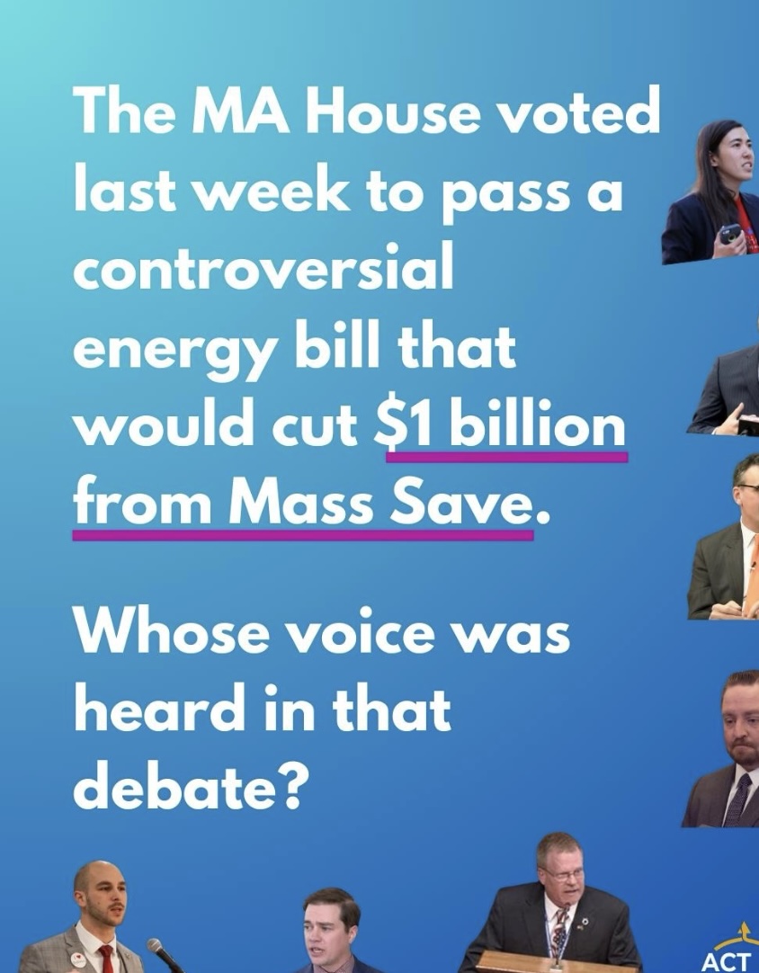 When the legislature voted to slash MassSave, the "old boys club" dominated debate.