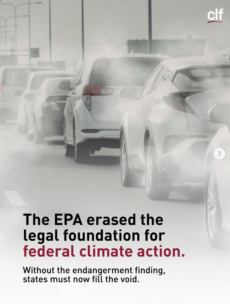 Last month, Trump’s EPA repealed the endangerment finding — the legal foundation that recognized climate change as a threat and enabled federal limits on climate pollution.