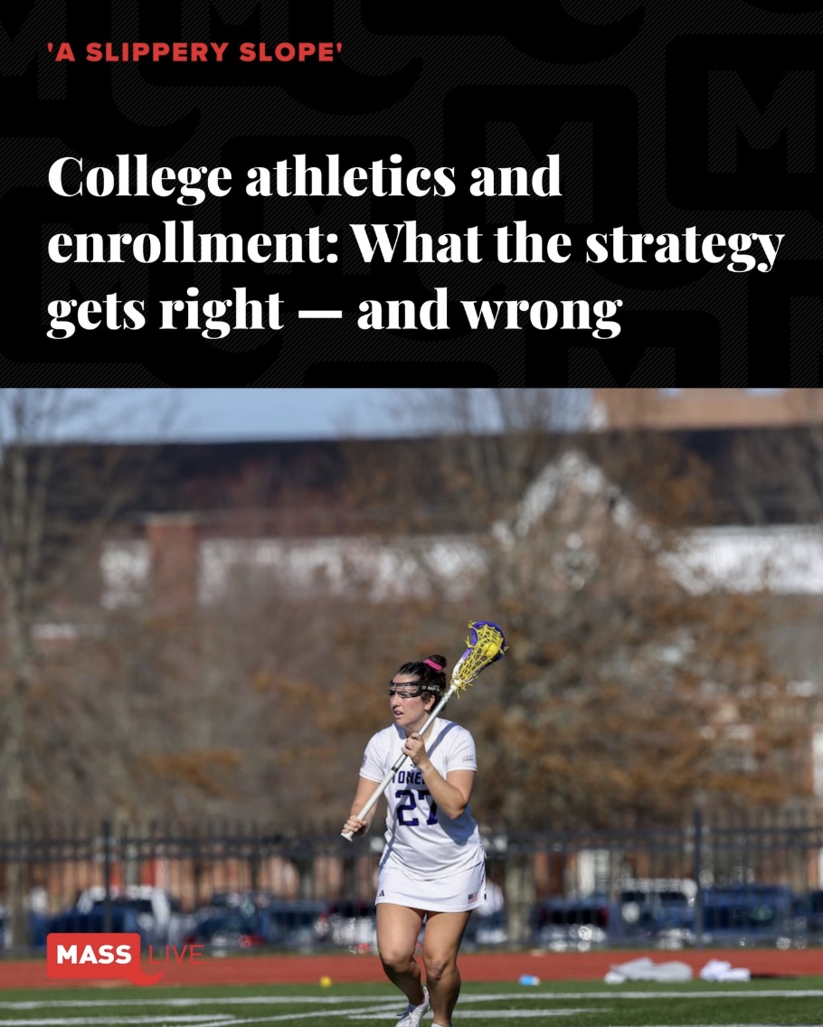 As higher ed faces a demographic crunch, Mass. schools are adding teams and watching their rosters reshape their entire student bodies.