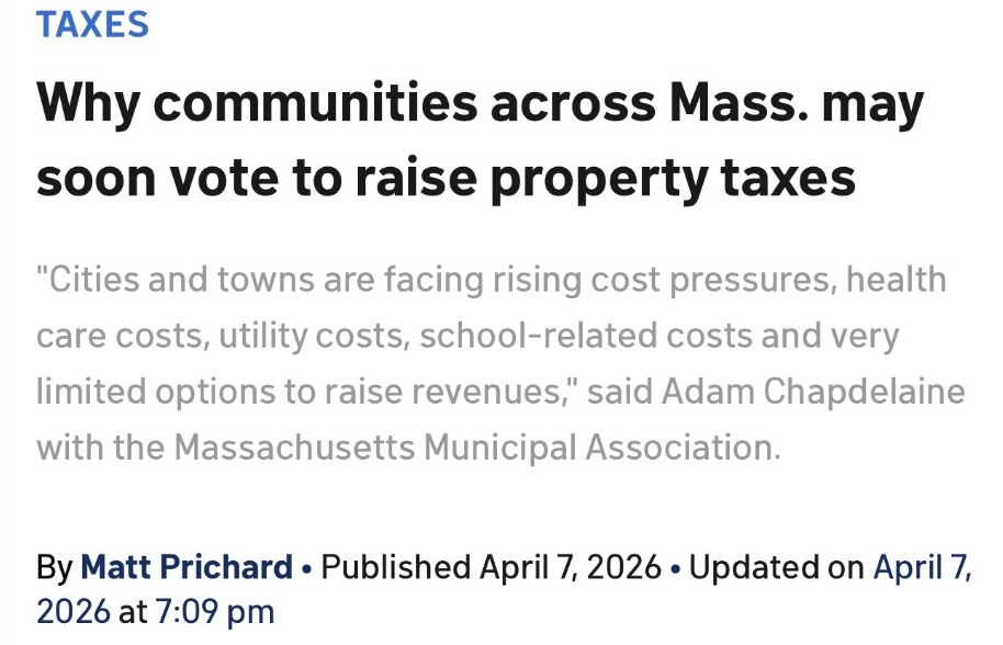 Record number of towns are raising property taxes just to keep basic services running.