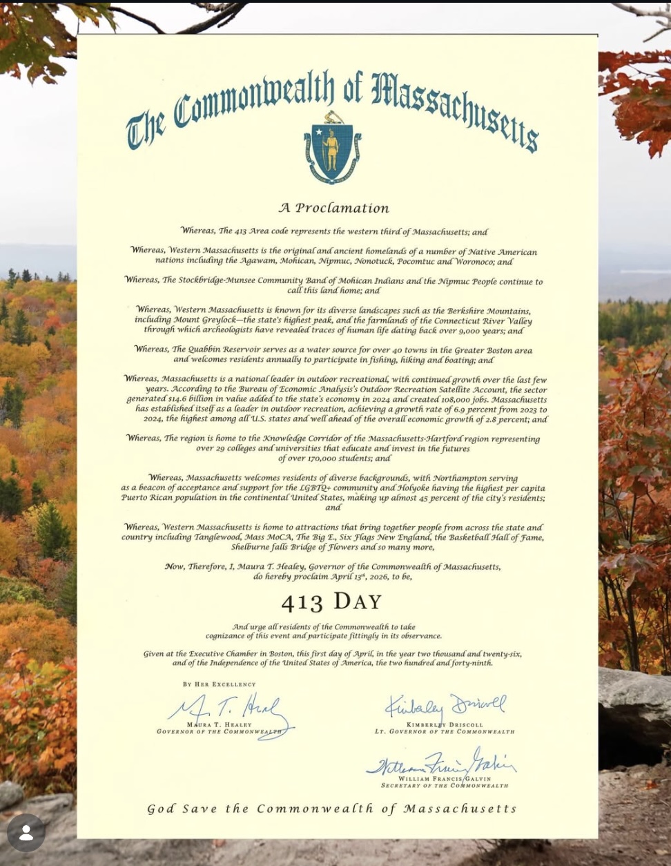 From mountain views to main streets, there are so many reasons to celebrate Western Massachusetts.