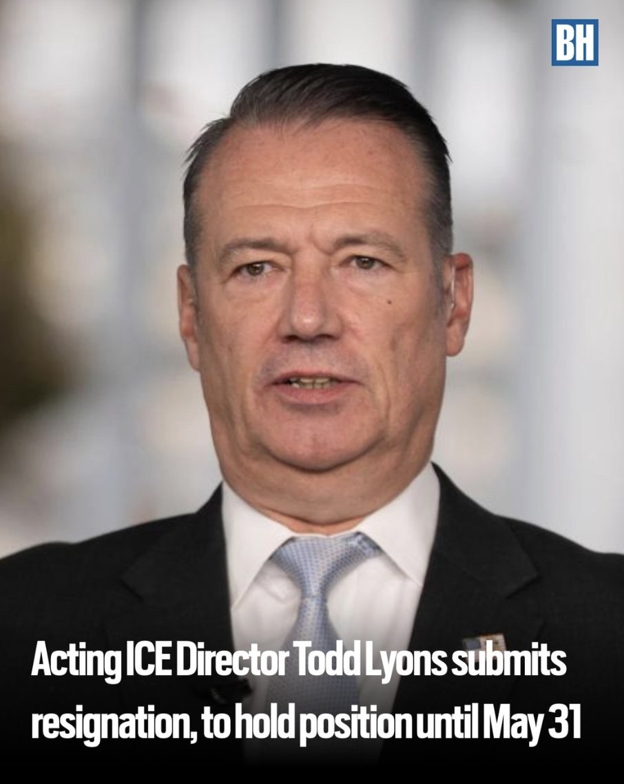 South Boston native Todd Lyons is stepping down as acting director of ICE.