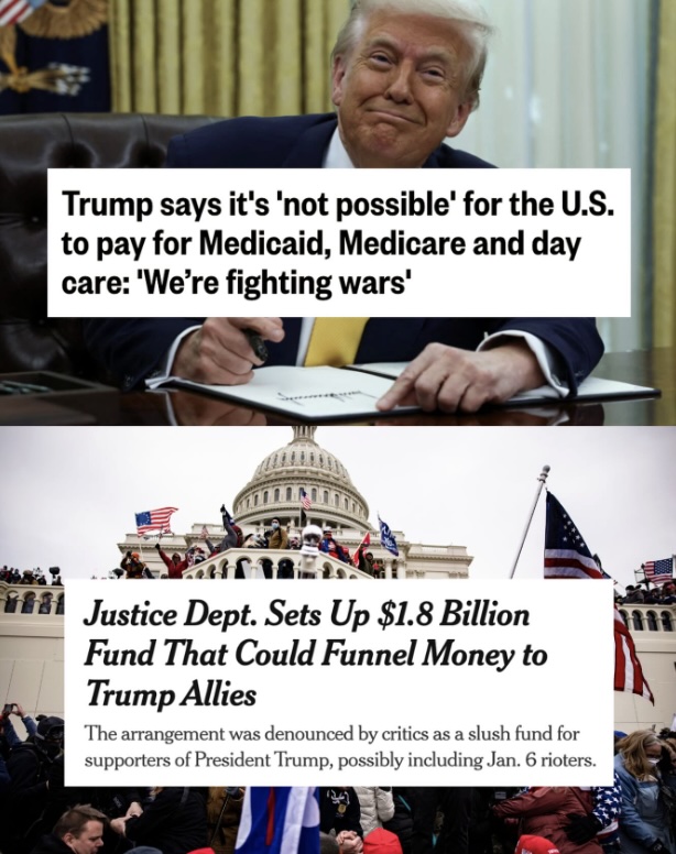 In Trump’s administration, there’s no money for child care or health care.