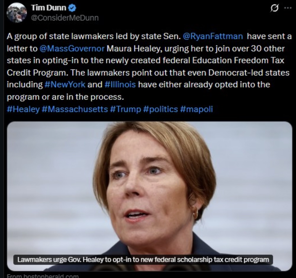 Maura Healey must opt Massachusetts into the EFT. 