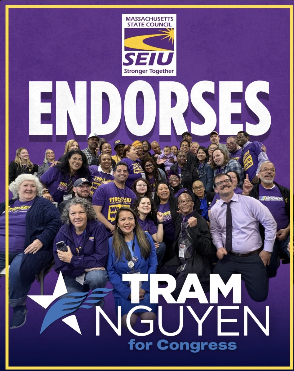 I am so incredibly honored to earn the endorsement of the SEIU State Council, representing more than 120,000 workers across Massachusetts.