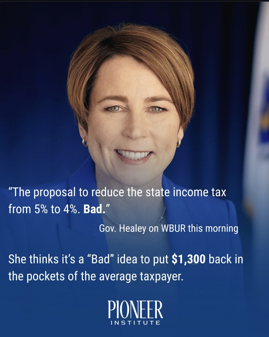 The Governor opposes a tax cut that would put money back in your pocket, create businesses and tens of thousands of jobs.