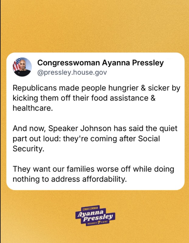 Republicans made people hungrier & sicker by kicking them off their food assistance & healthcare.