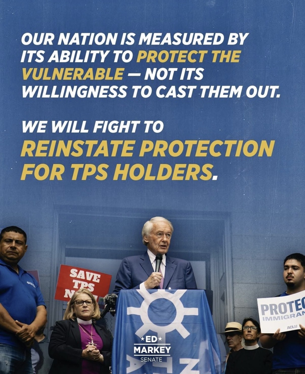 Our nation is measured by its ability to protect the vulnerable—not its willingness to cast them out.