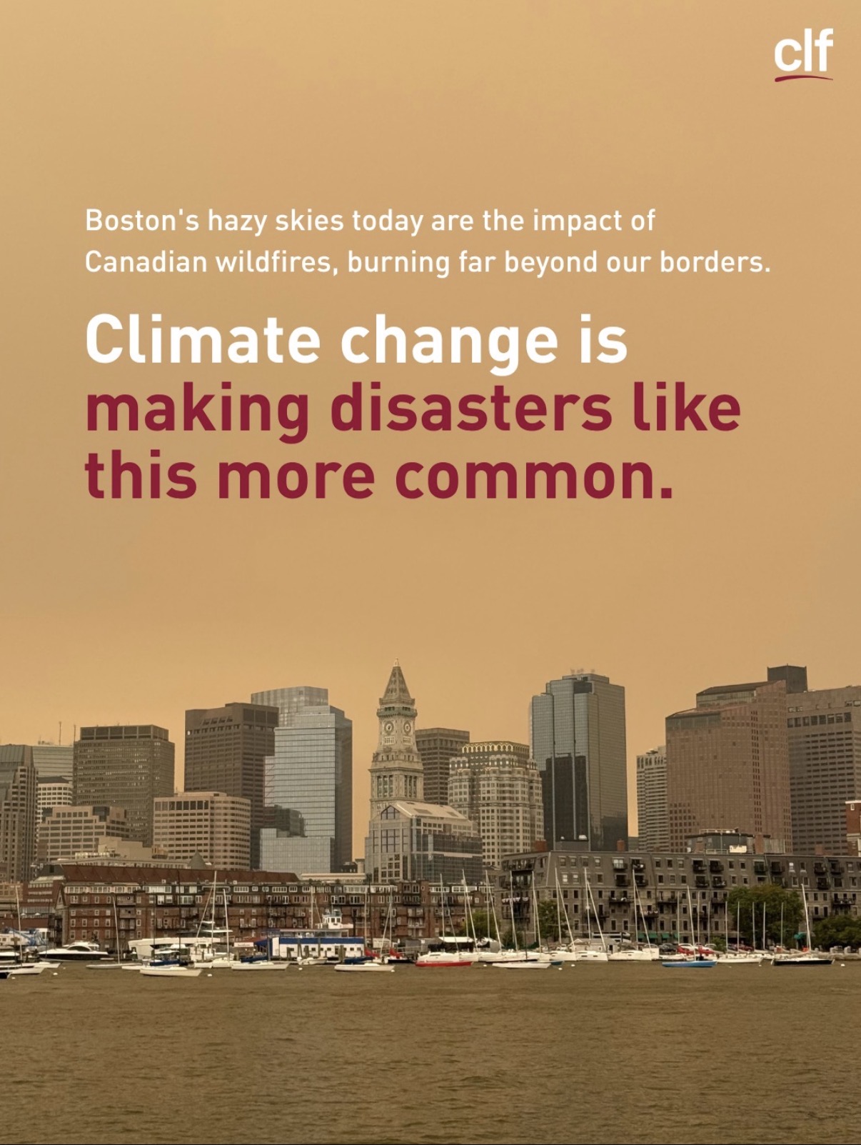 Wondering why Boston's sky looks yellow today? The haze is smoke that has traveled hundreds of miles from massive wildfires in Canada.