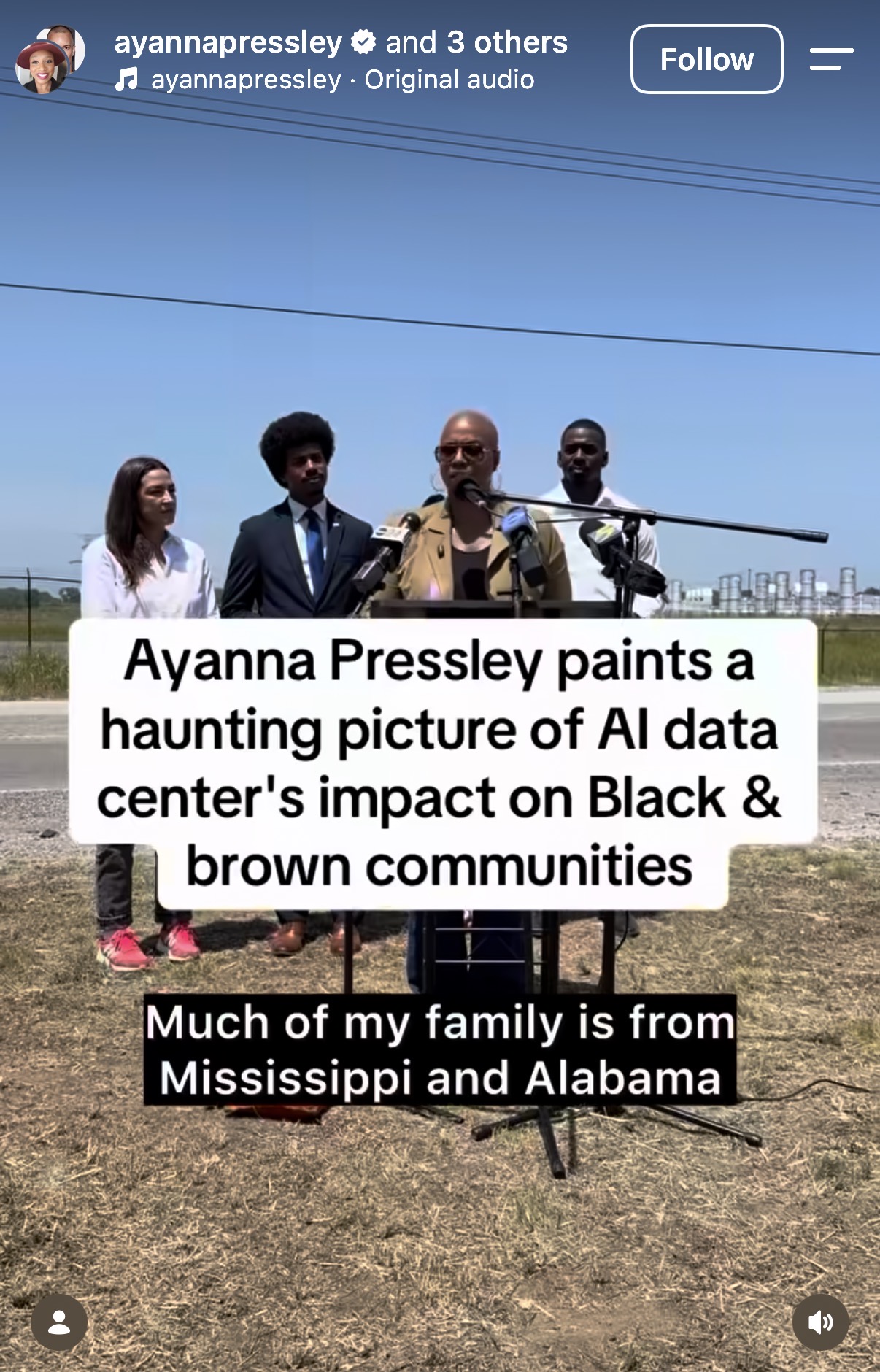 Ayanna Pressley paints a haunting picture of AI data center's impact on Black & brown communities