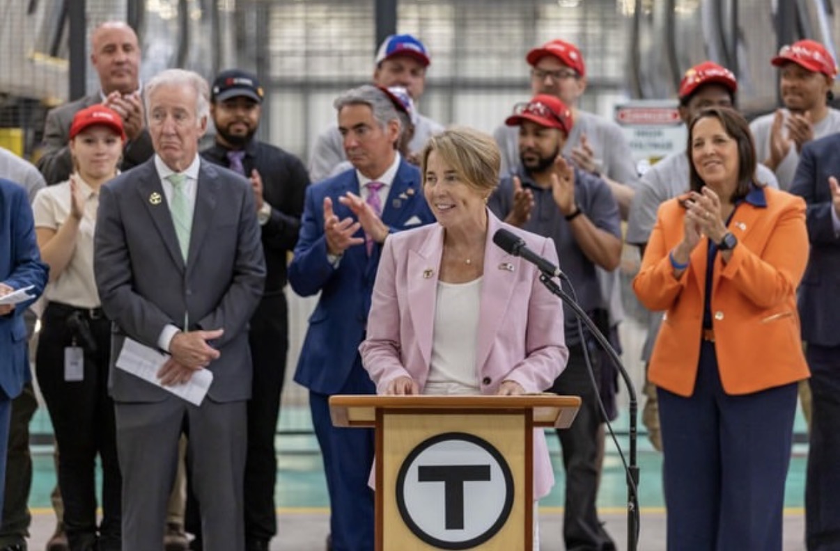 When I took office, new Red and Orange Line @thembta cars were stuck behind schedule. We made getting this project back on track a priority — and today, every Orange Line car is delivered, and Red Line cars are on their way.