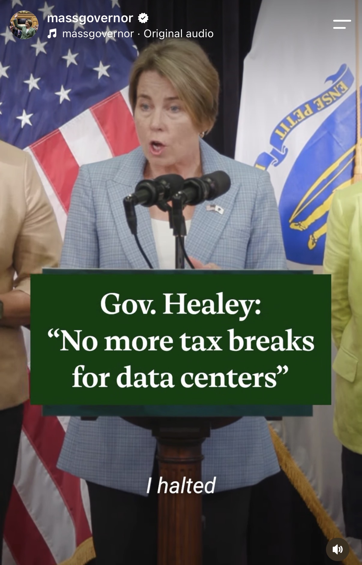Energy bills are already too high. If a data center needs massive amounts of power, it should be able to produce its own energy — not stick everyone else with the bill.