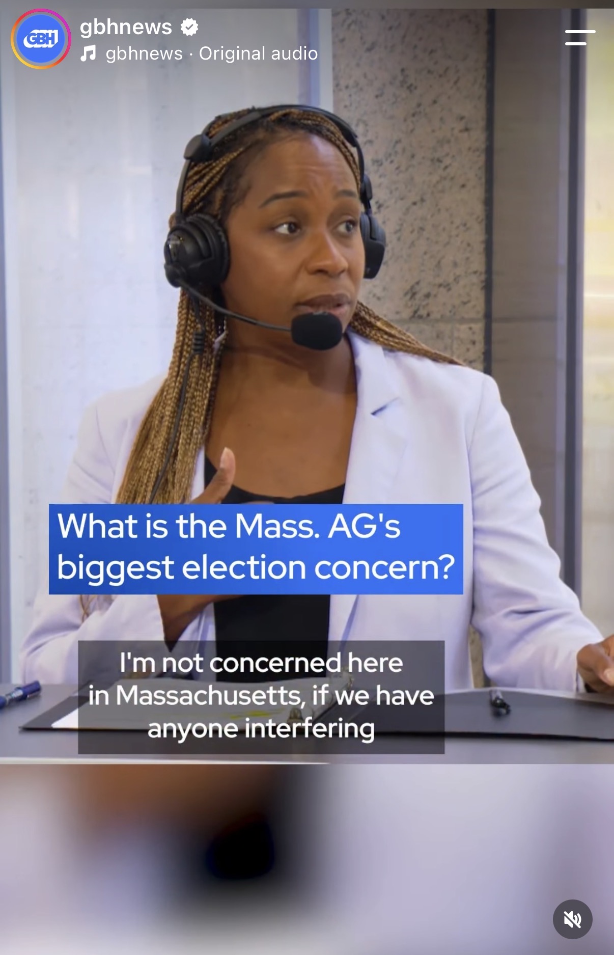 Mass AG Andrea Campbell speaks on voter turnout and civic engagement.