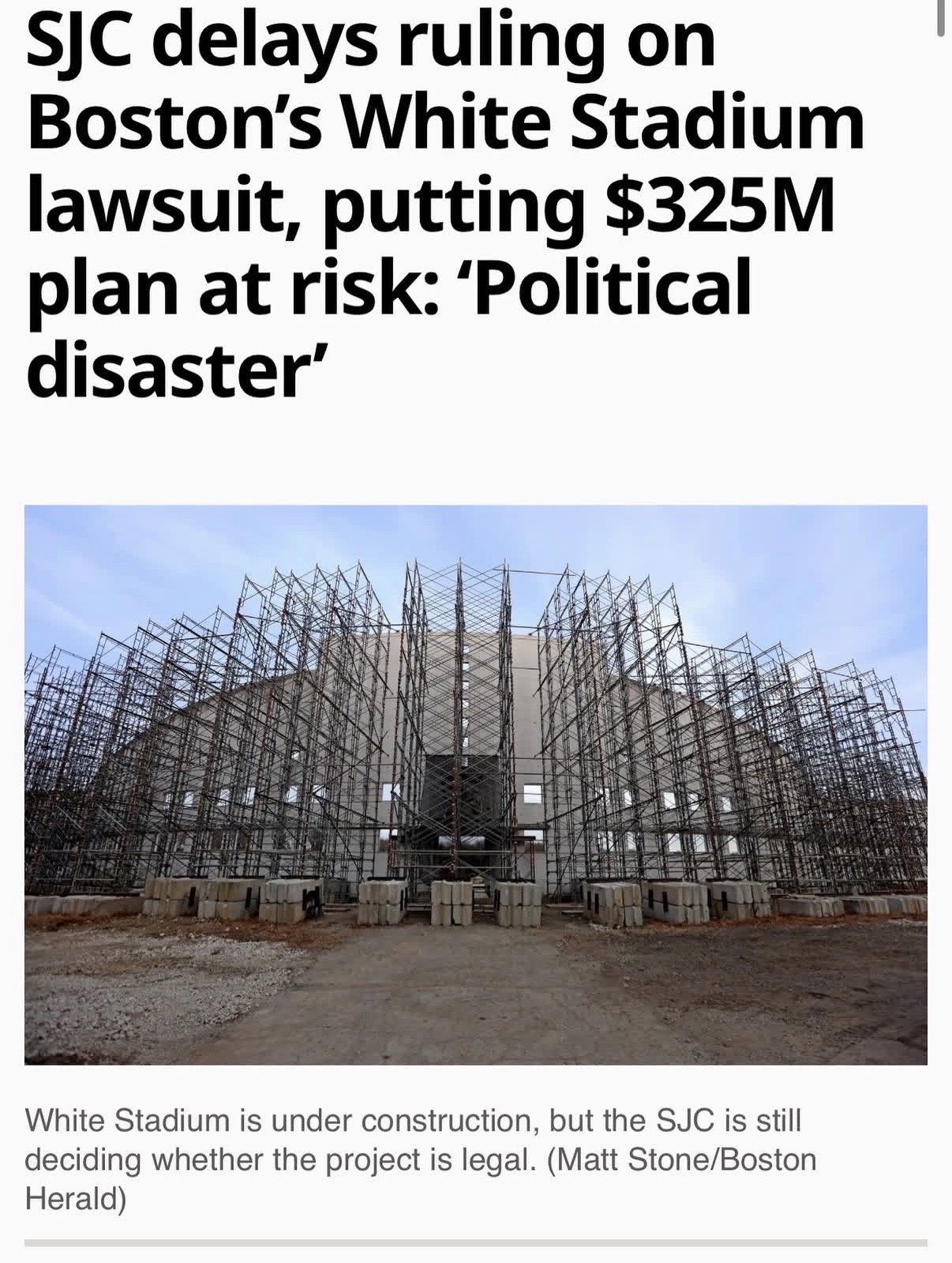 TL;DR: Mayor Wu has a lot riding on the SJC’s White Stadium decision.