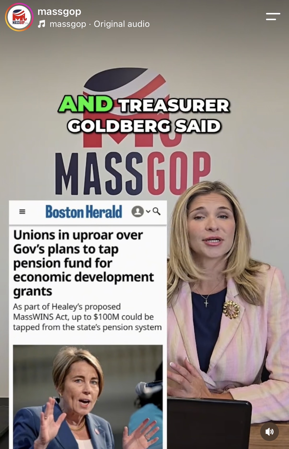 Maura Healey hopes we forgot, but we didn't. She tried to raid a hundred million dollars from union pension funds in order to give out more sweetheart deals to her buddies...