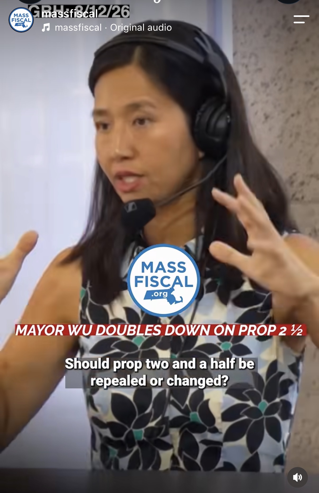 Well, that’s pretty clear. Mayor Michelle Wu was asked whether…