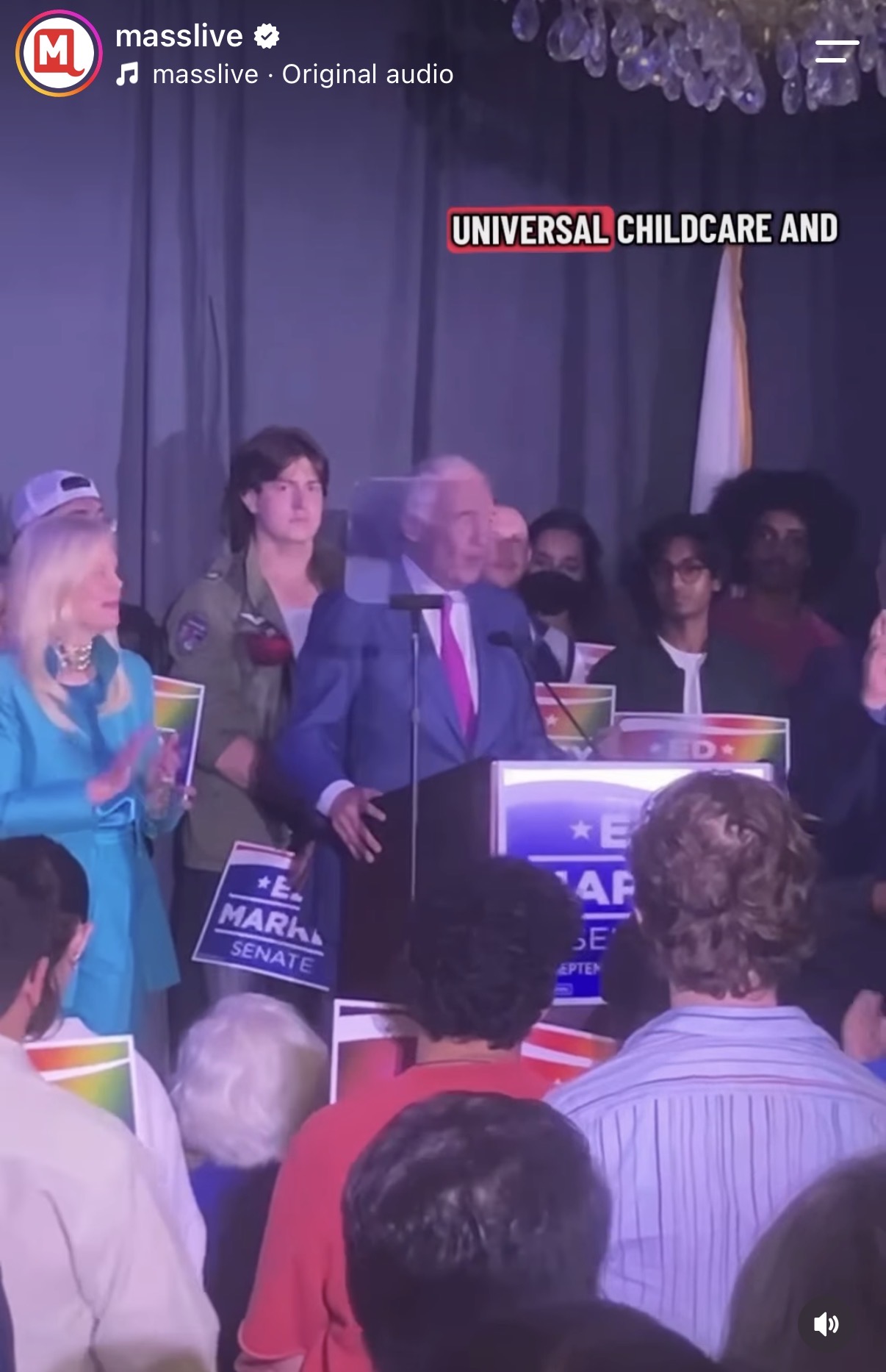 @edmarkey addressed supporters Tuesday night. Here’s part of his speech 