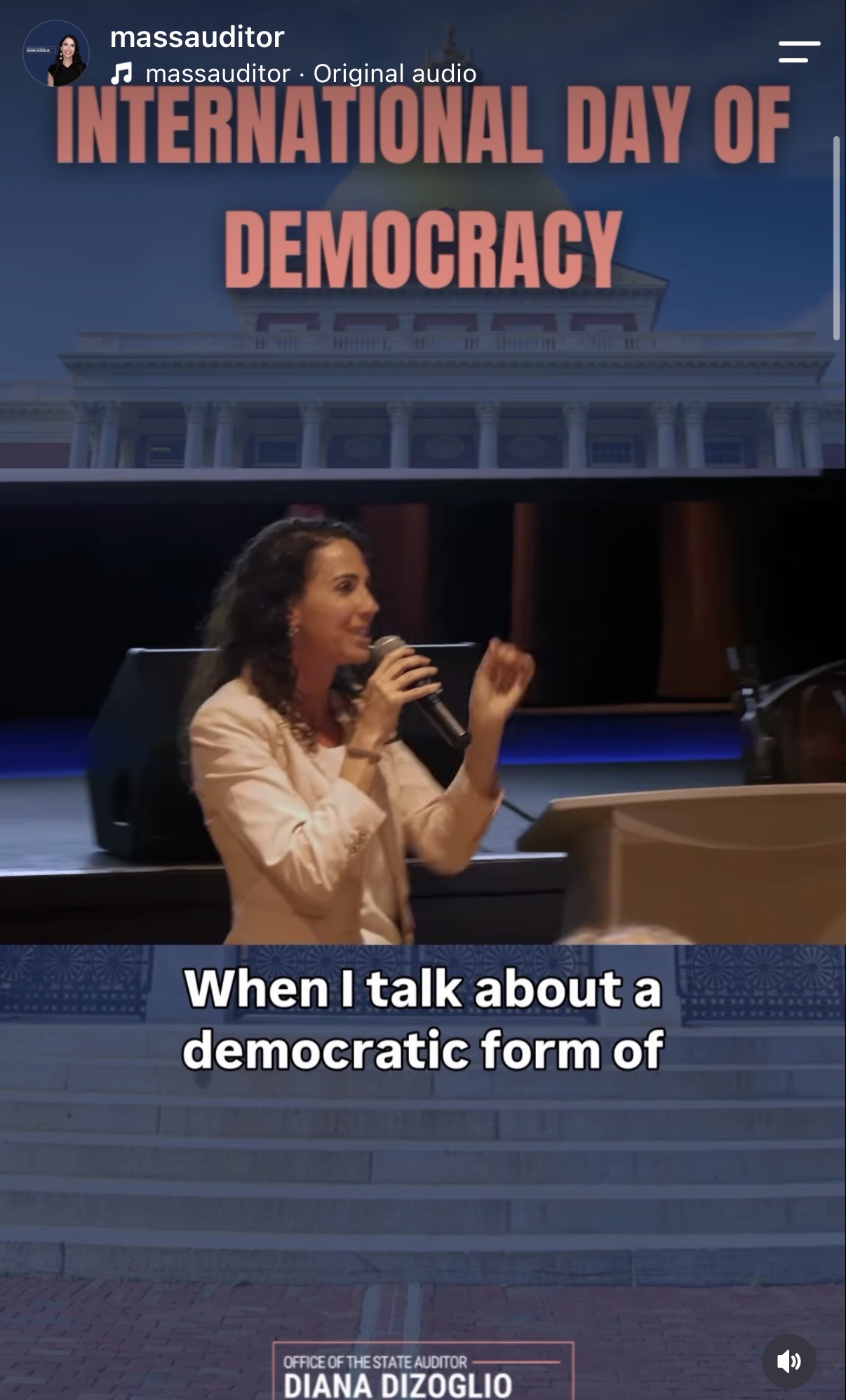Democracy works best when government is transparent & accountable. On this International Day of Democracy, we challenge everyone on Beacon Hill to do their part to strengthen our democracy. #mapoli