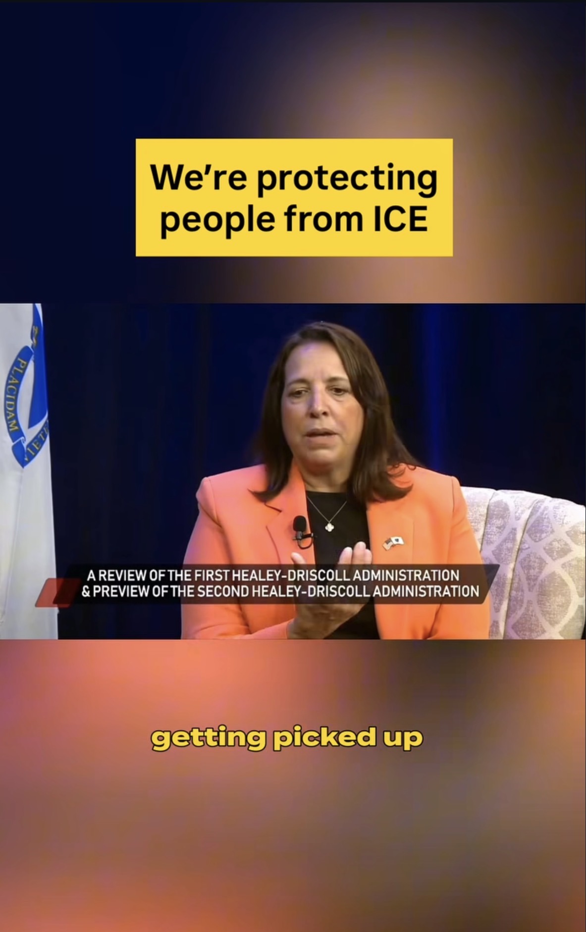 Last month, Maura signed the strongest law in the country to protect people from ICE because no one should be afraid to send their child to school, seek medical care or fear reporting a crime.