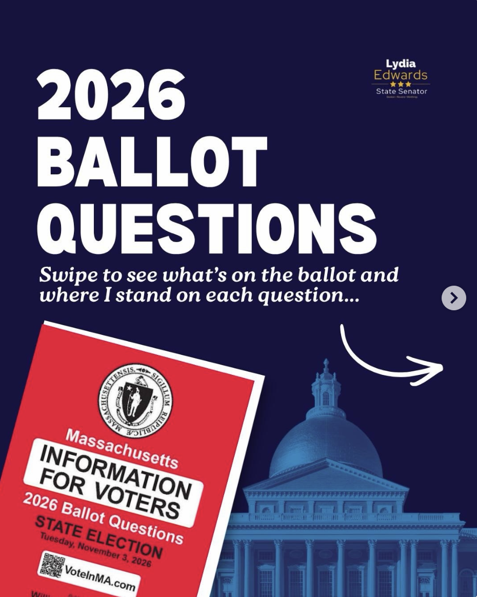 Swipe to see what’s on the ballot this year and where I stand. Election Day is Tuesday, November 3rd! Visit Mass.gov/vote for more info on ballot questions, upcoming elections and voter status.