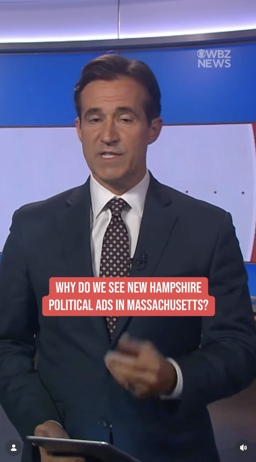 It’s election season, and political ads are ramping up. Because of this, our channel is running campaign ads for politicians in both Massachusetts and New Hampshire.