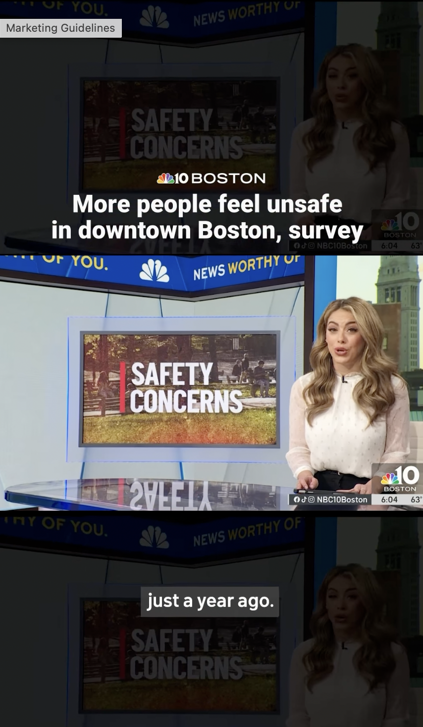 According to the Downtown Boston Neighborhood Association, 56% of people polled said they do not feel safe downtown or on the Common.