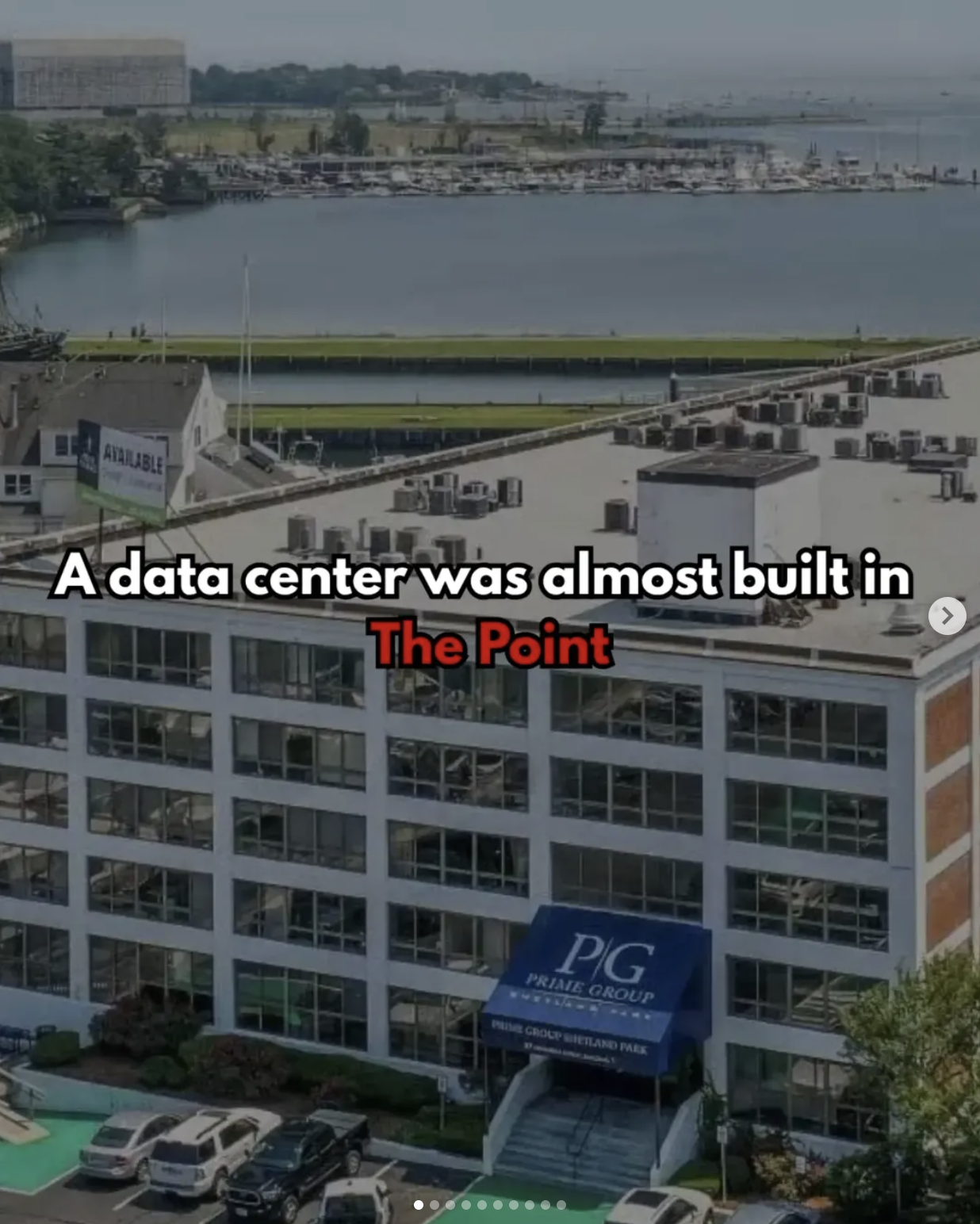 A data center was almost built in The Point