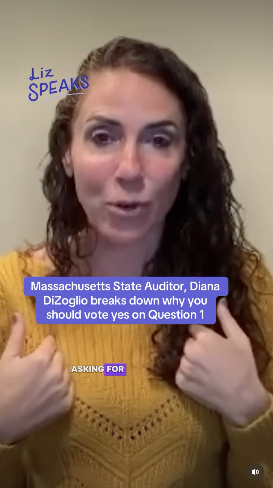 On the next episode of the Liz Speaks Podcast, Diana DiZoglio @massauditor, Massachusetts State Auditor, breaks down Ballot Question 1 and why you should vote YES.