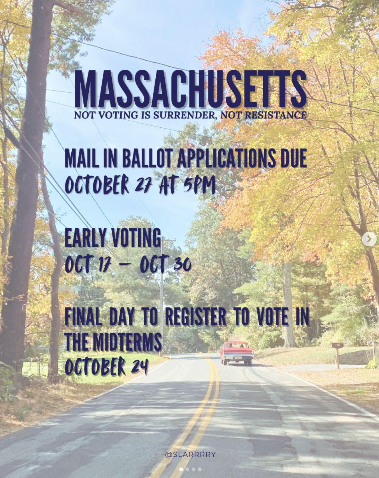 Your vote matters! Save the dates, make a plan, and VOTE! 
