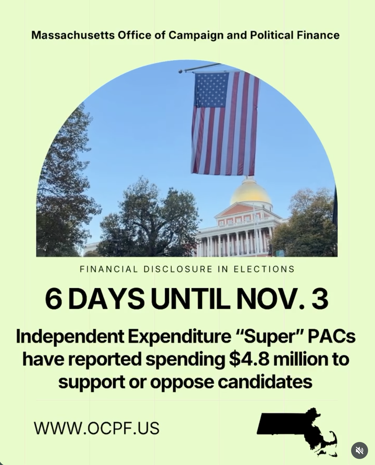 6 days until November 3rd